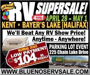 RV Supersale Banner Ad